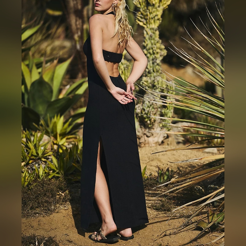 Free People NWT Make It Mod Maxi Dress L
